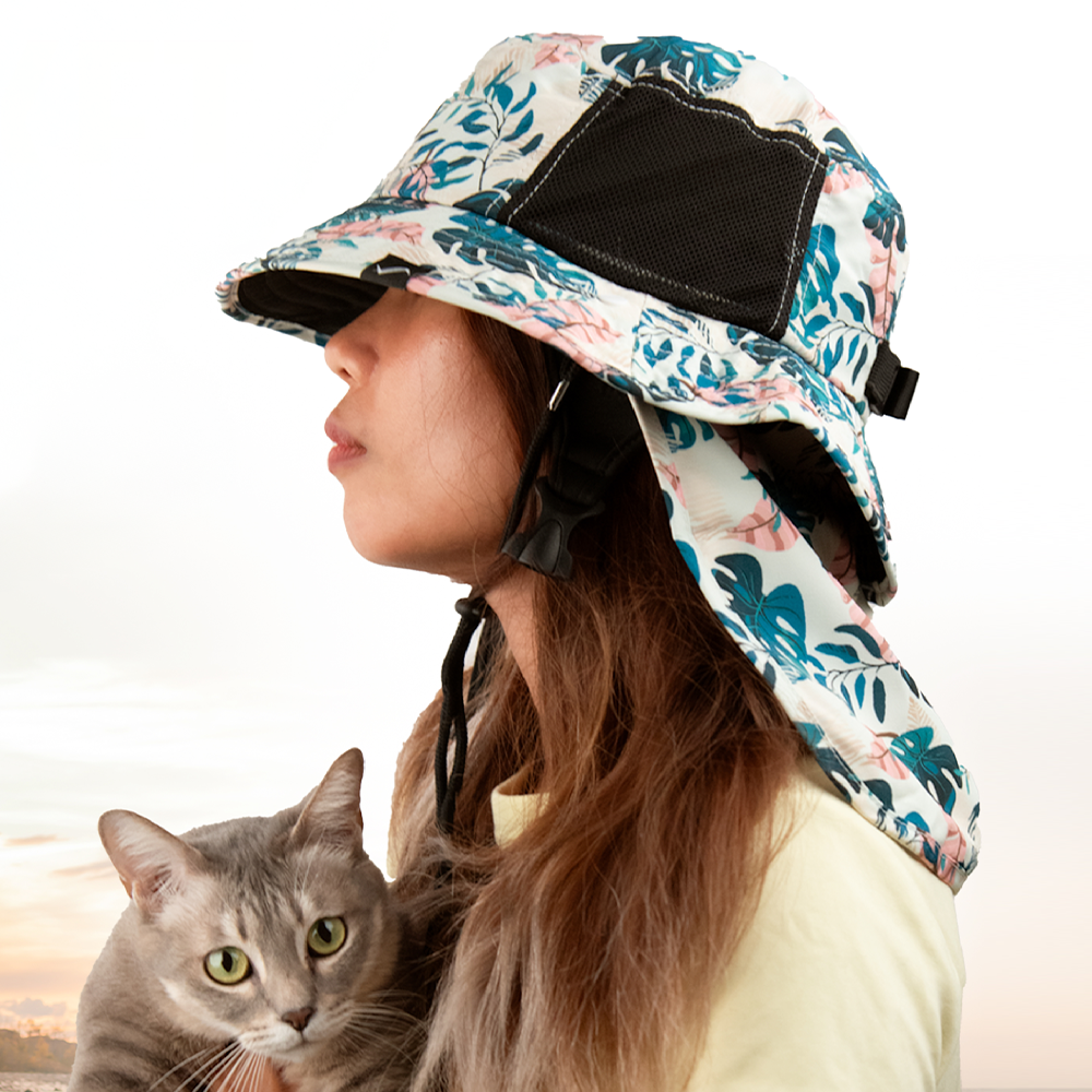 Bucket Hat with Neck Flap