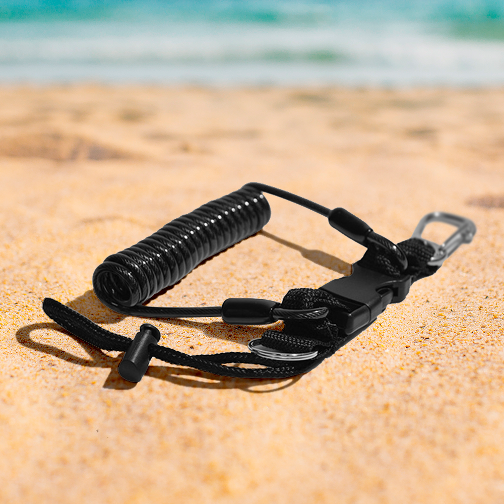 Quick Release Coil Lanyard/Within Cable