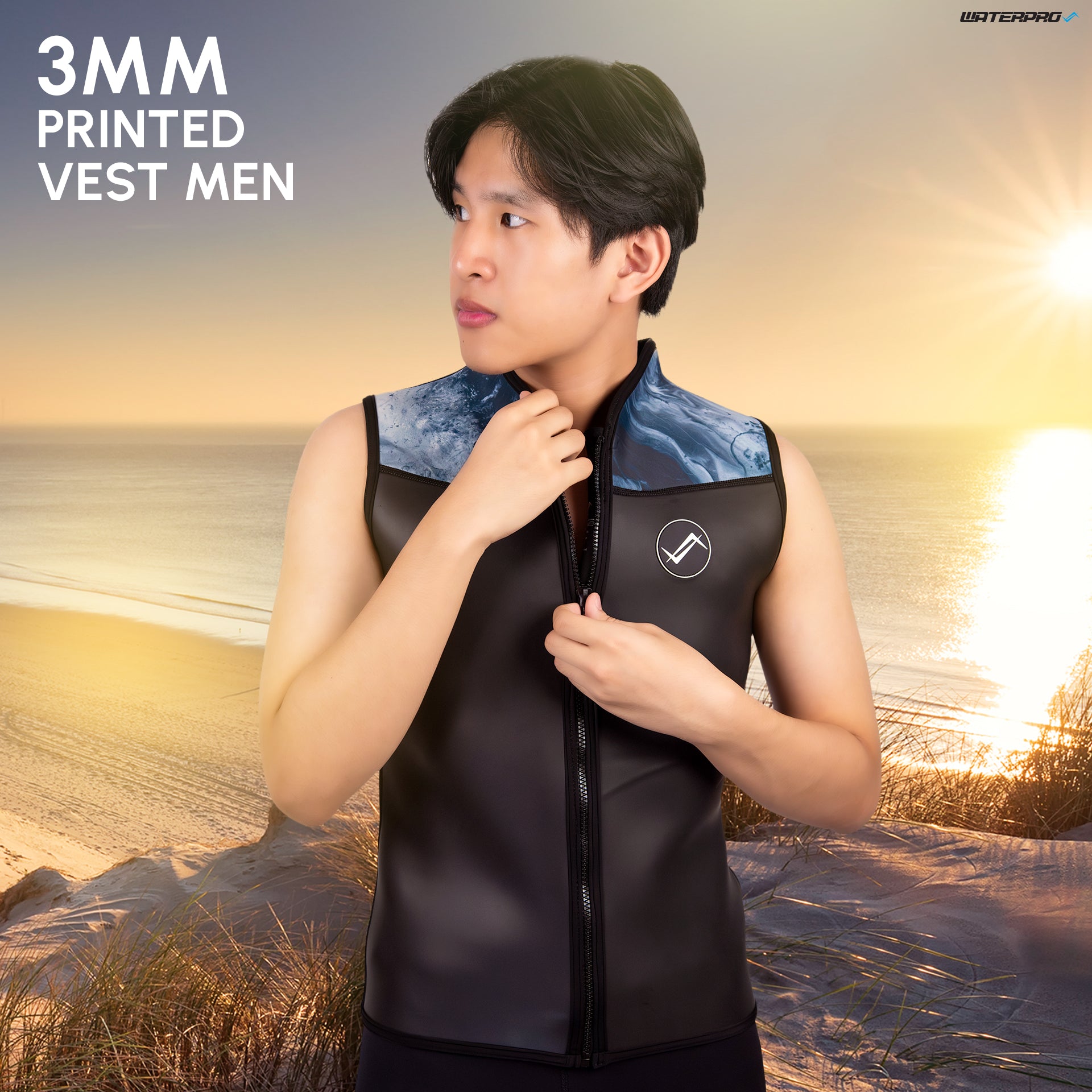 3mm Printed Vest Men