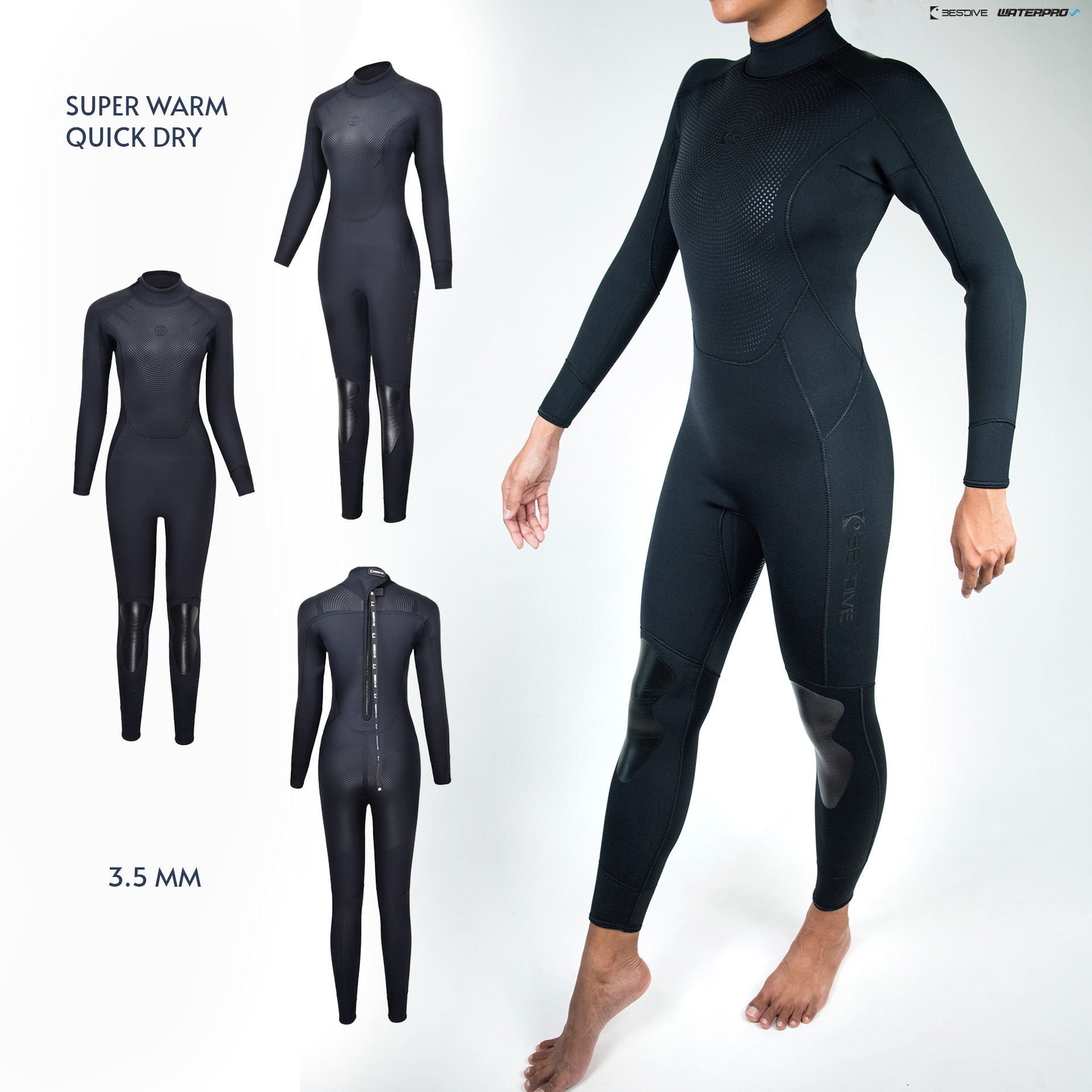 Pre-order Black Hero Stretchy Nylon Jumpsuit