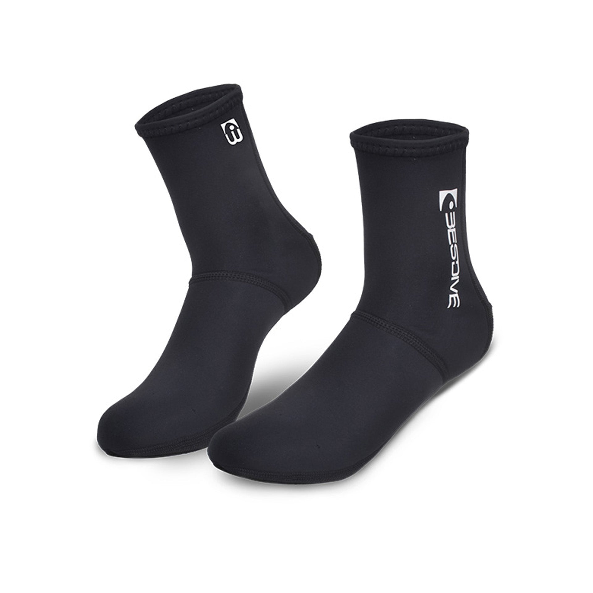 2-3mm Stretchy Nylon Crew Socks