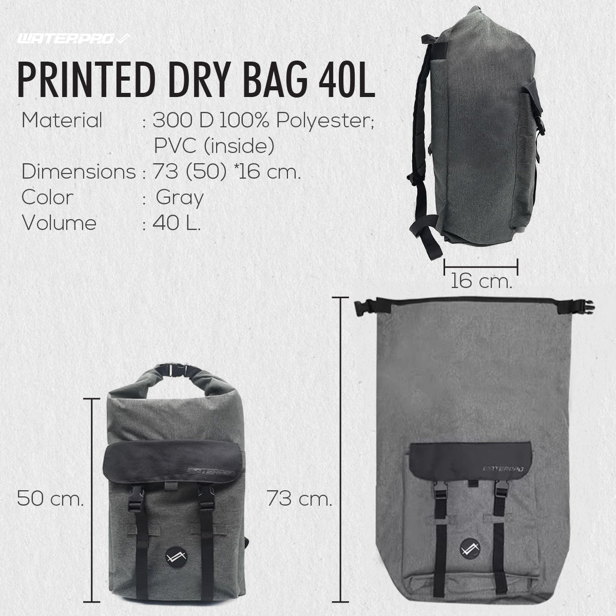 Water Pro Printed Dry Bag