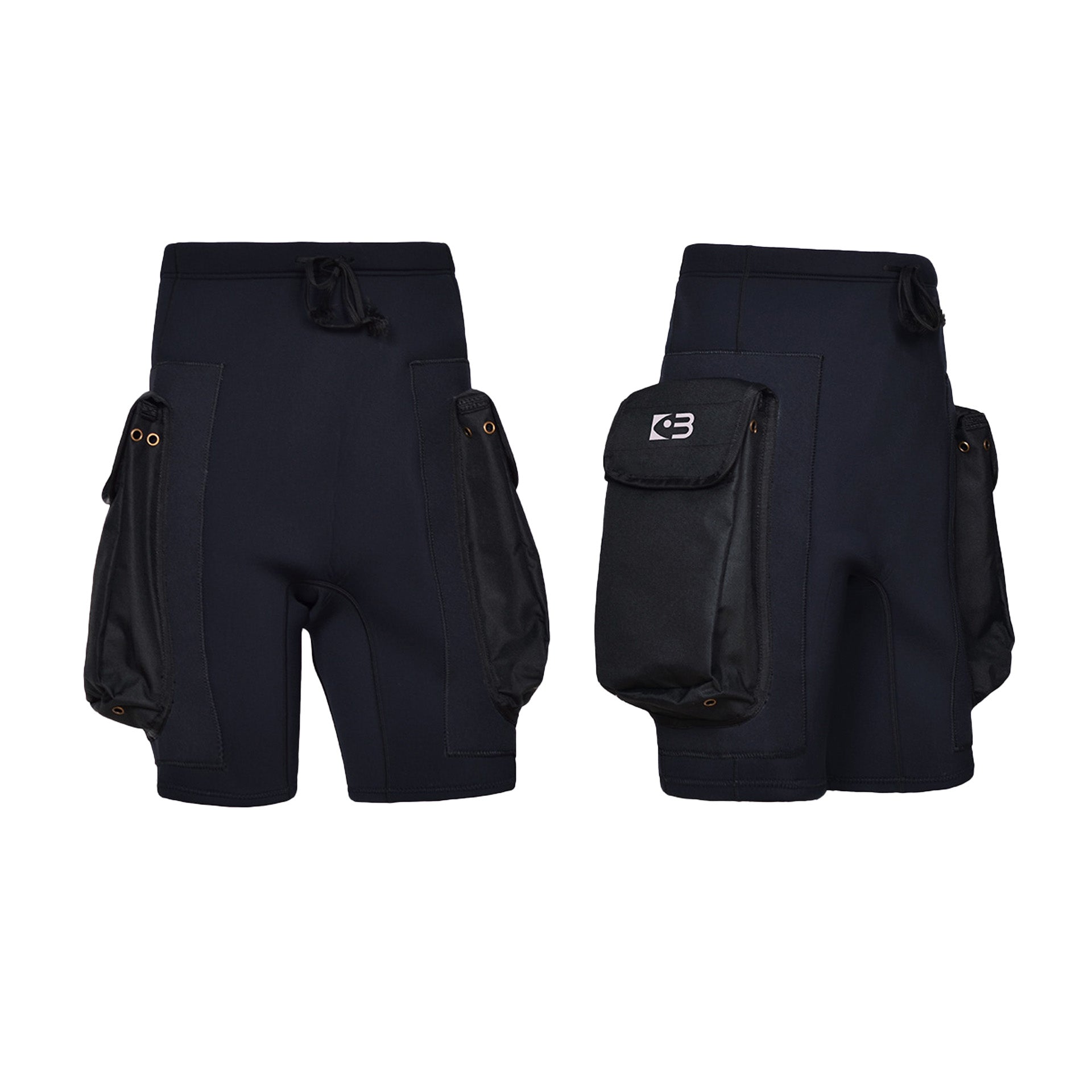 3mm Stretchy Nylon Pocket Shorts