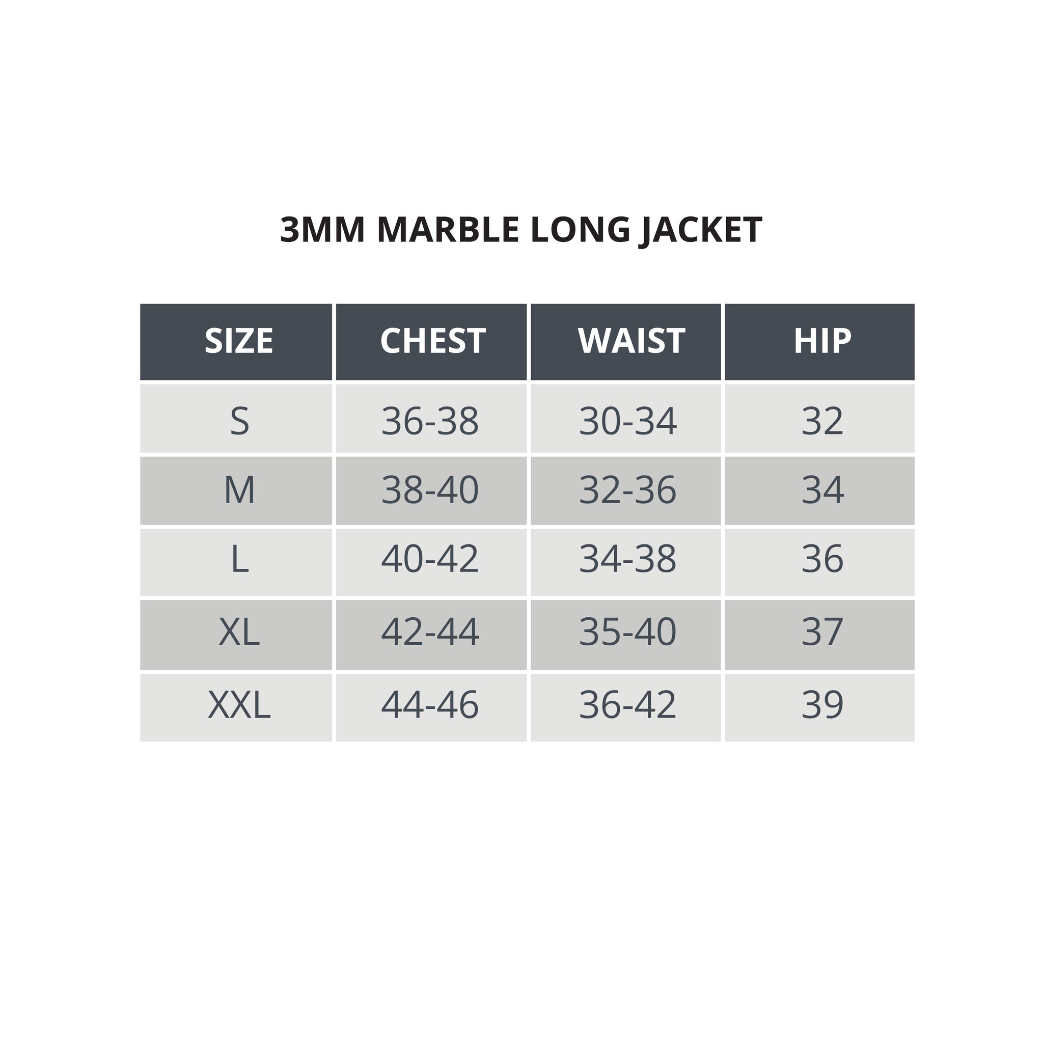 3mm Marble Long Jacket