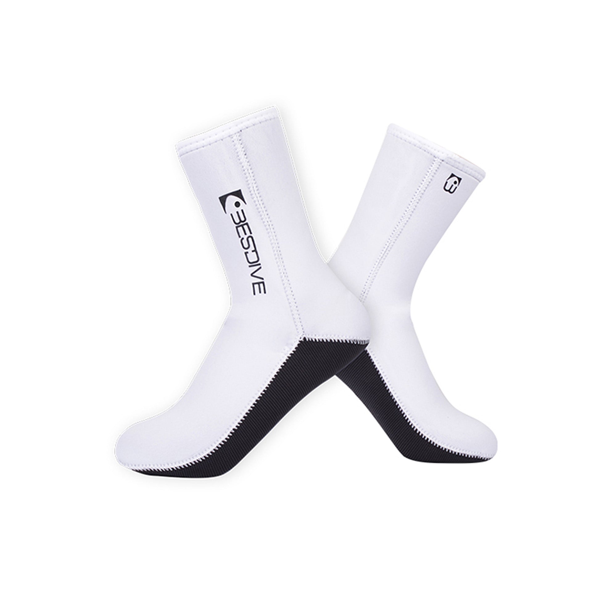2-3mm Stretchy Nylon Crew Socks