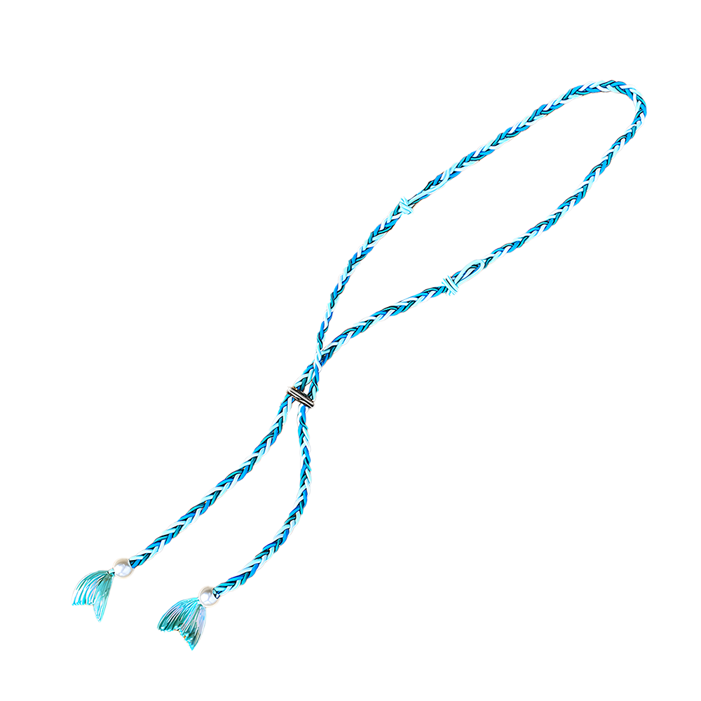 Handmade Braided Mask Band Mermaid