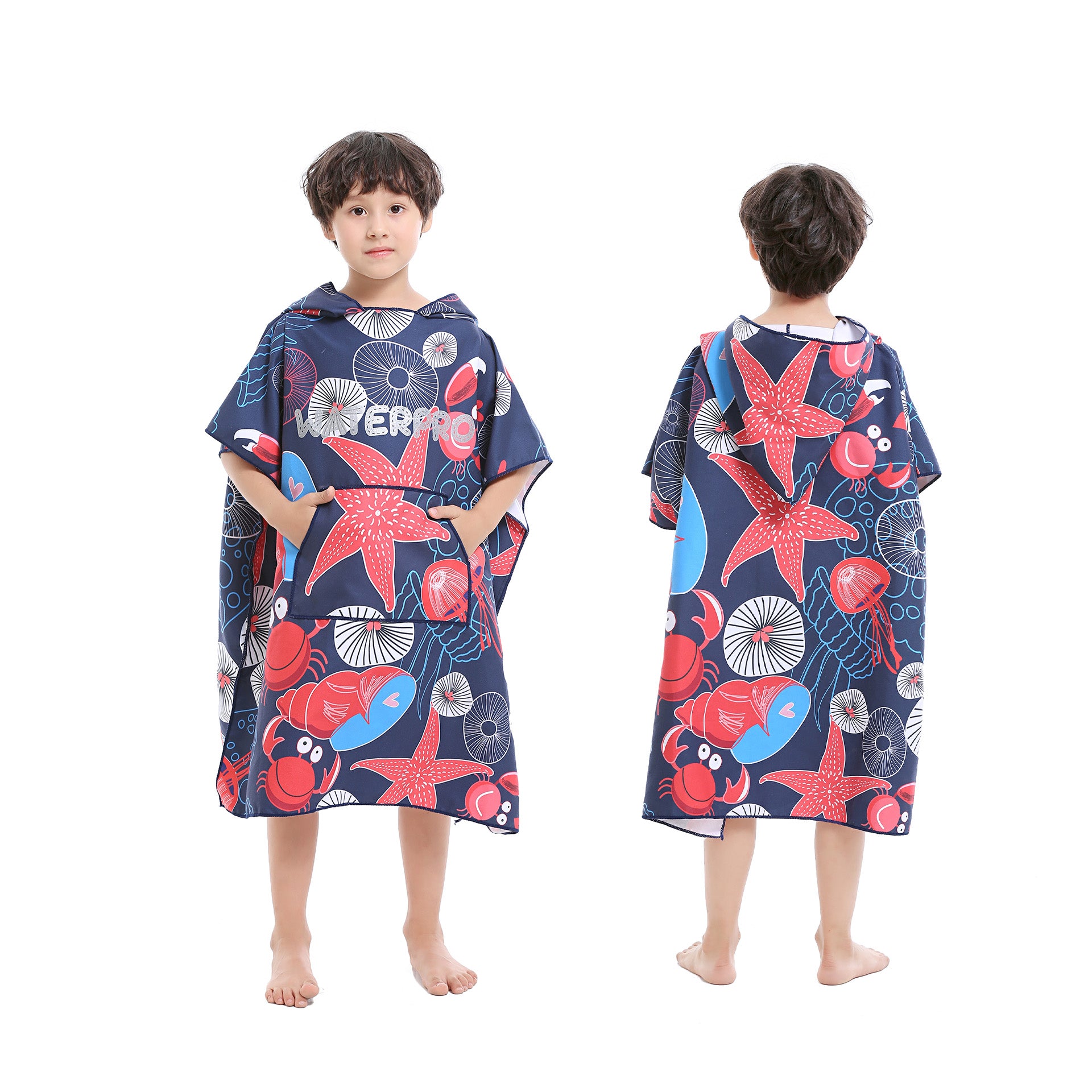 Microfiber Beach Poncho Kids