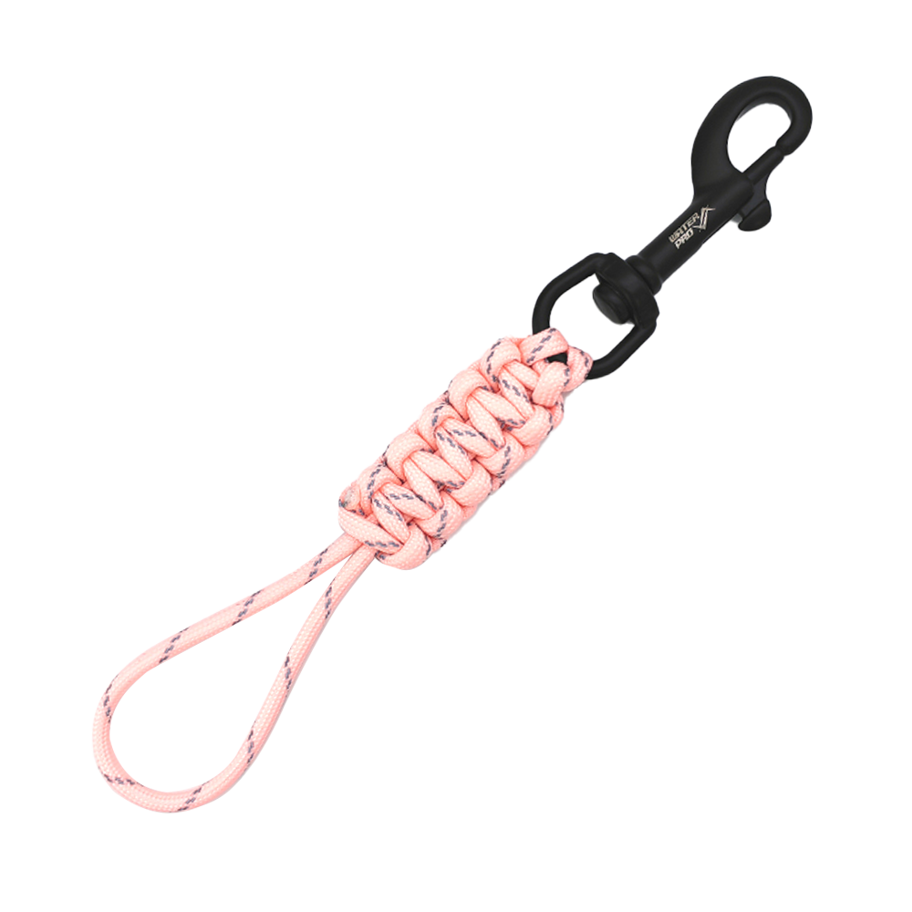 Swivel Bolt Snap with Braided Rope (glow-in-the-dark)