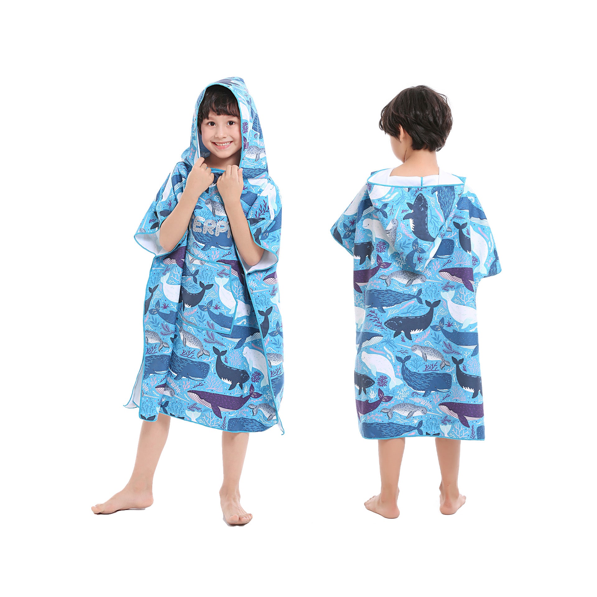 Microfiber Beach Poncho Kids