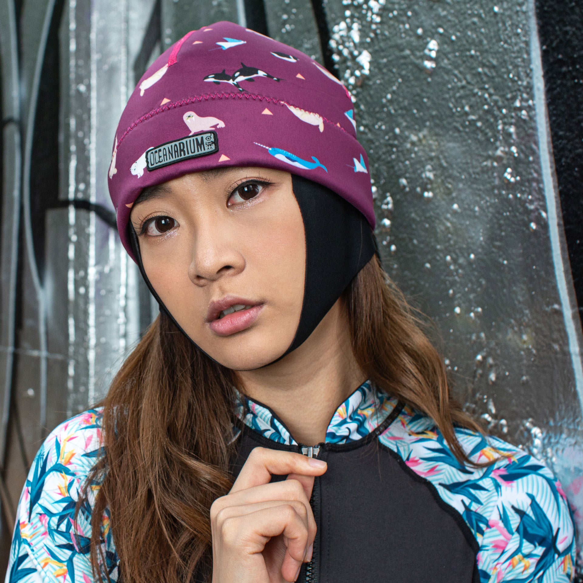 Oceanarium Neoprene Beanie