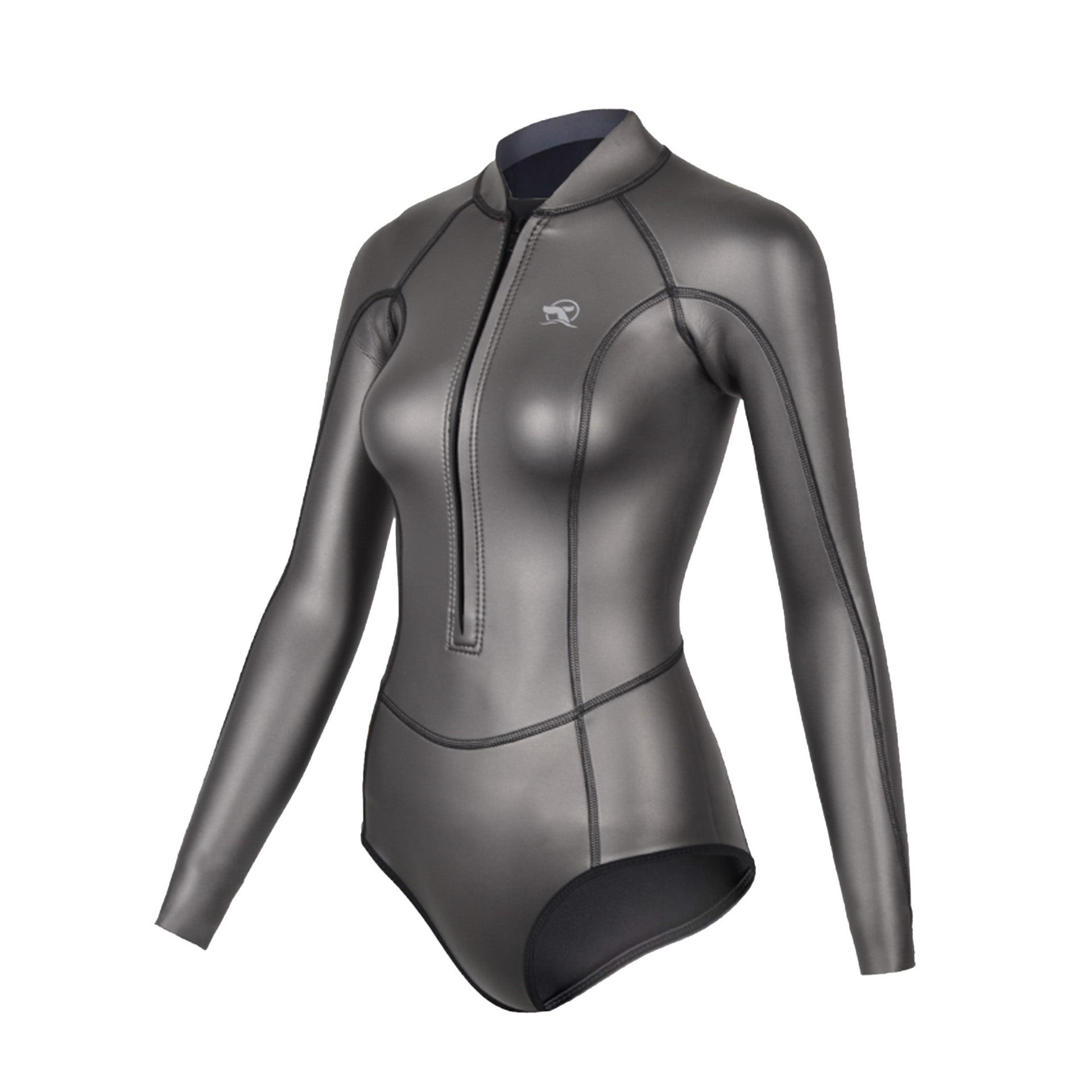 .In Stock 2mm Smooth-Skin  Bodysuit Zipper Classic Full Moon