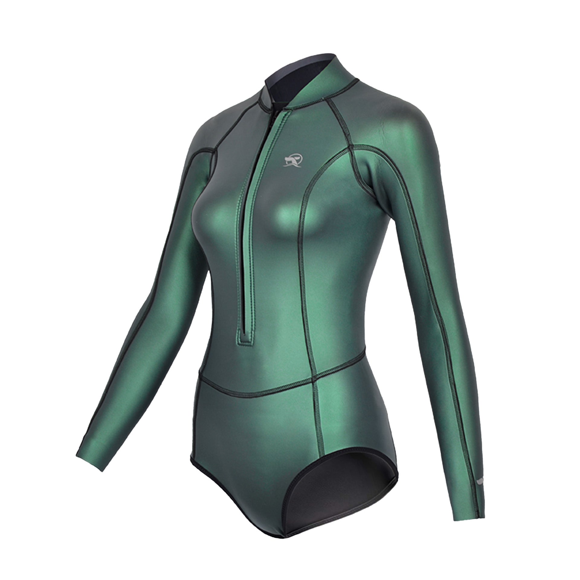 .In Stock 2mm Smooth-Skin  Bodysuit Zipper Classic Full Moon