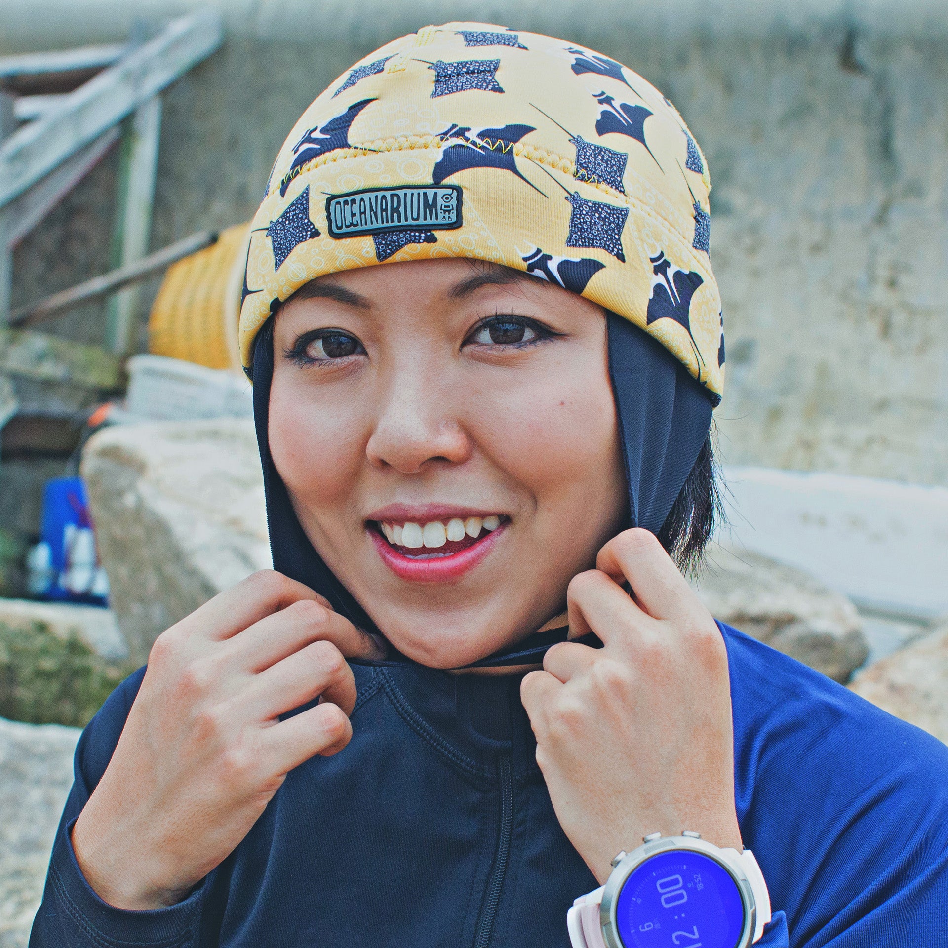 Oceanarium Neoprene Beanie