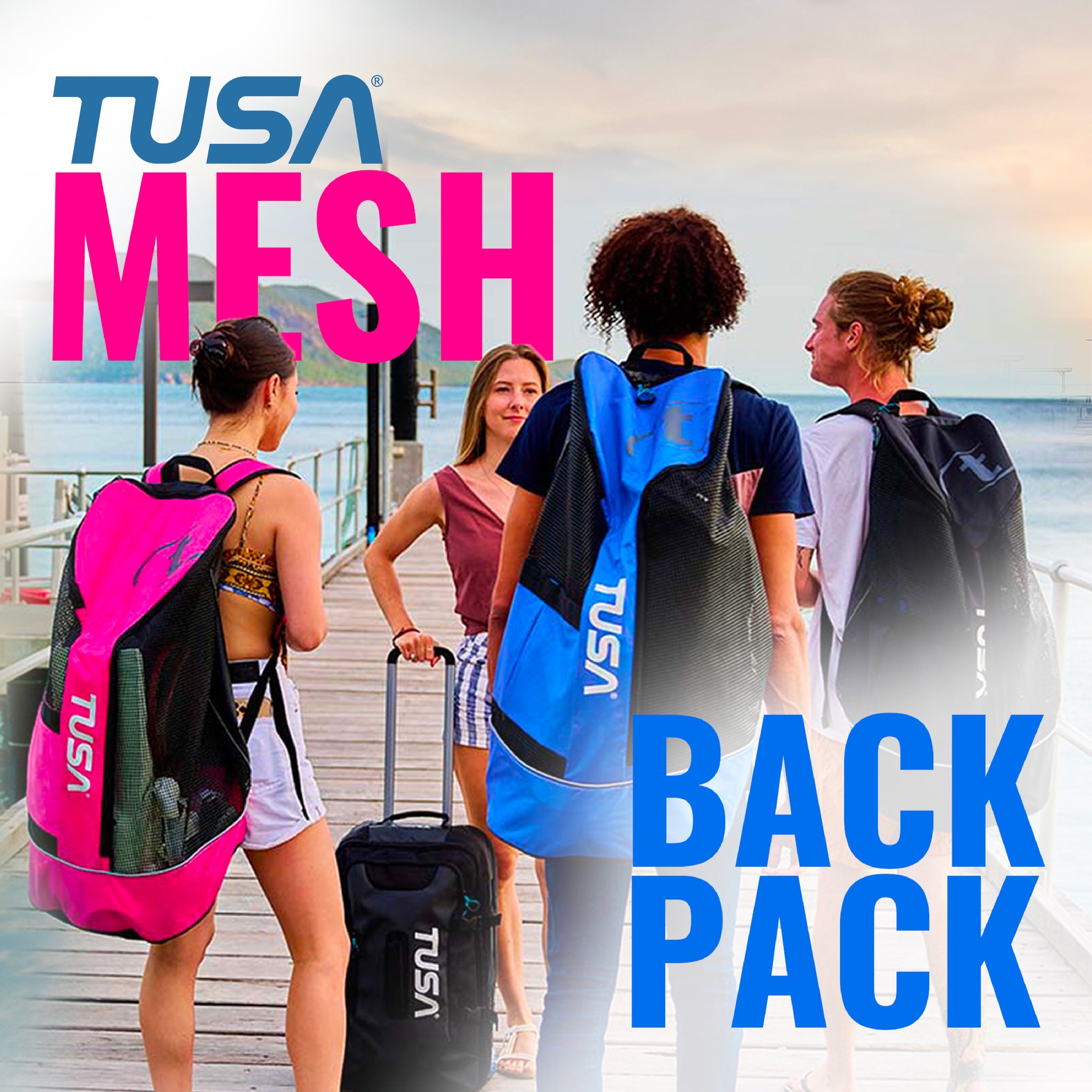 Shell Back Pack Mesh BA0103 Mesh Backpack