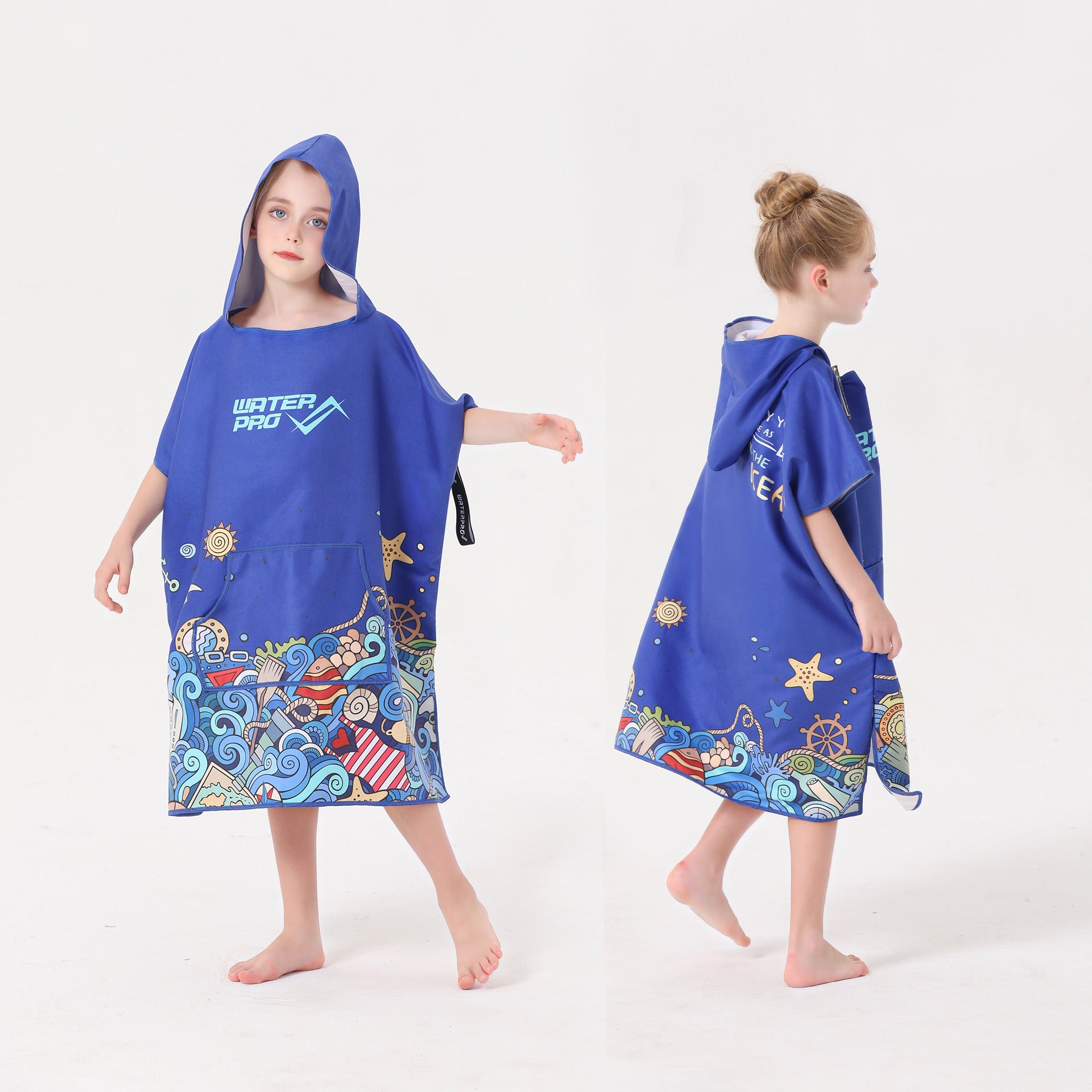 Microfiber Beach Poncho Kids 23