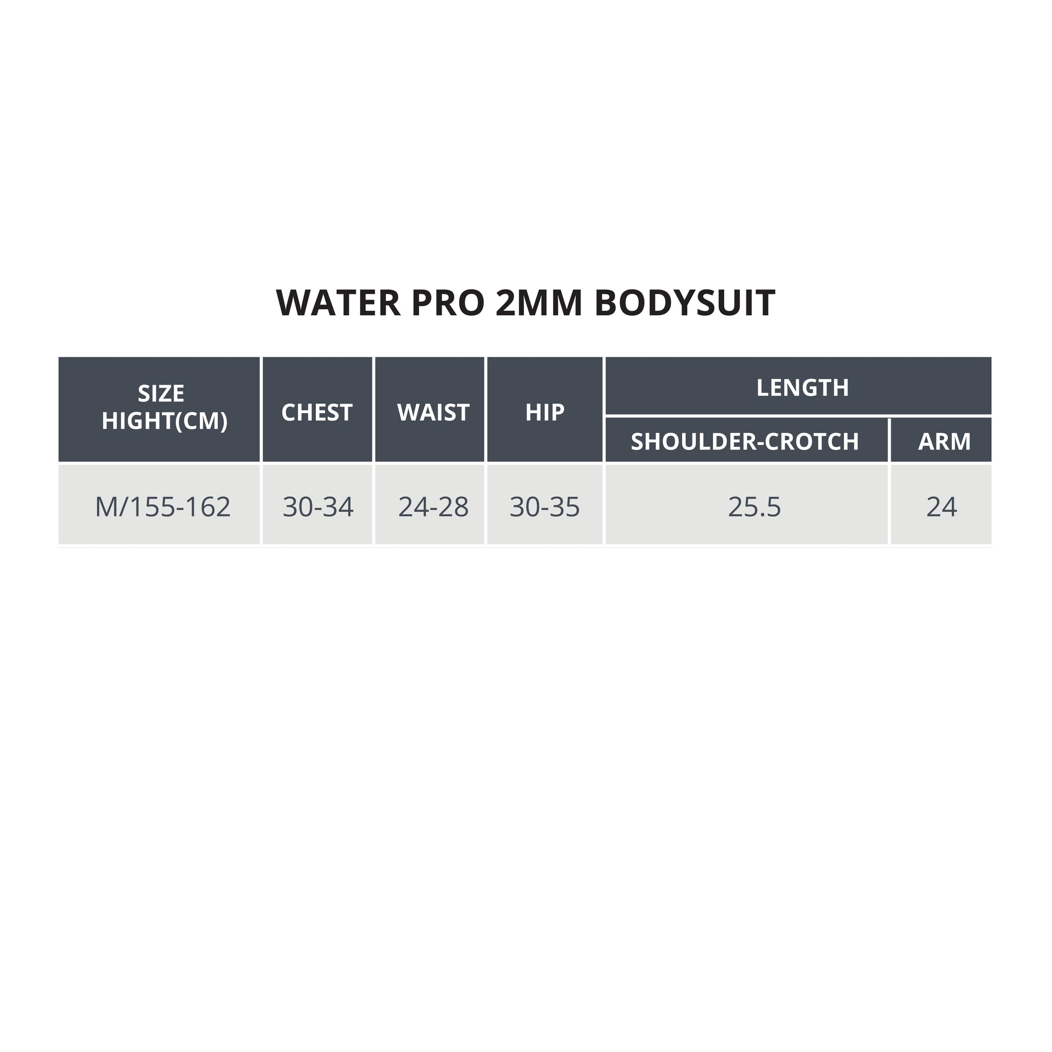 Water Pro 2mm Bodysuit