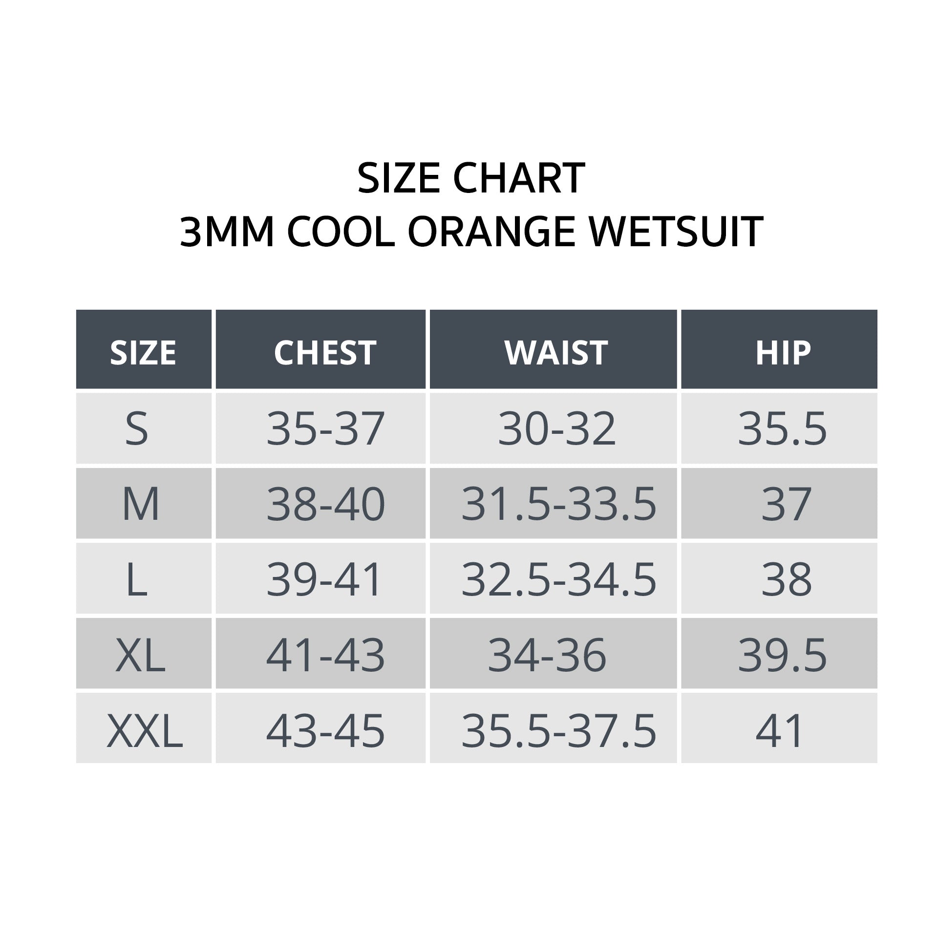 3mm Cool Orange Wetsuit
